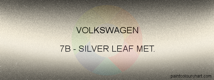 7B Silver Leaf Met. for Volkswagen bodywork