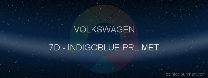 Volkswagen paint 7D Indigoblue Prl.met.