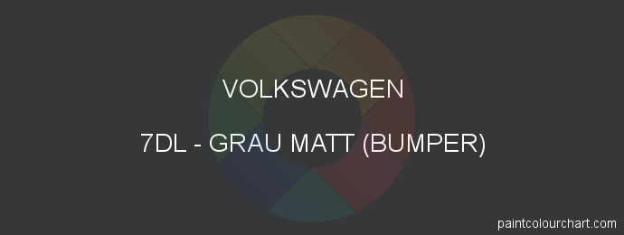 Volkswagen paint 7DL Grau Matt (bumper)