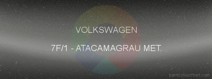 Volkswagen paint 7F/1 Atacamagrau Met.