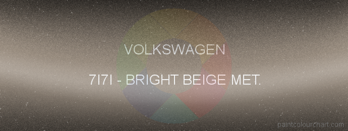 Volkswagen paint 7I7I Bright Beige Met.