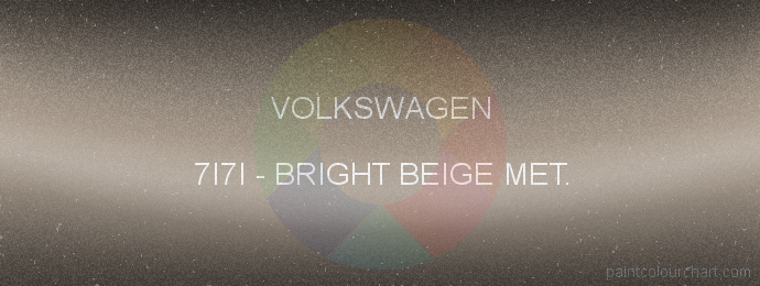 Volkswagen paint 7I7I Bright Beige Met.