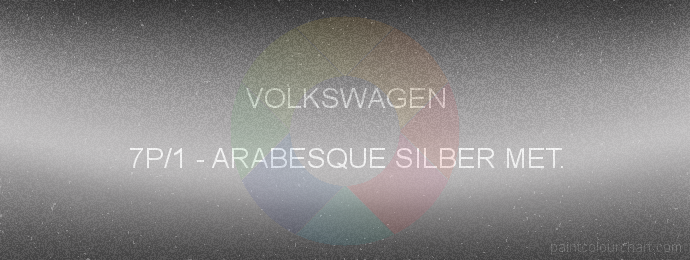 Volkswagen paint 7P/1 Arabesque Silber Met.