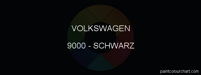 Volkswagen paint 9000 Schwarz