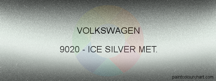 Volkswagen paint 9020 Ice Silver Met.