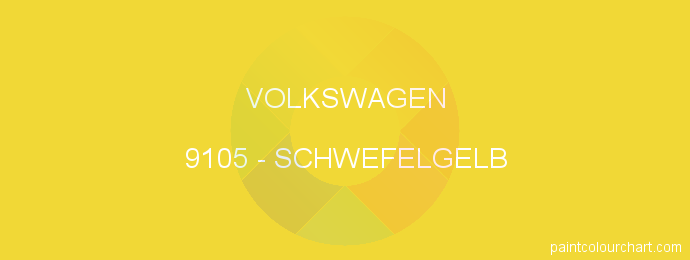 Volkswagen paint 9105 Schwefelgelb