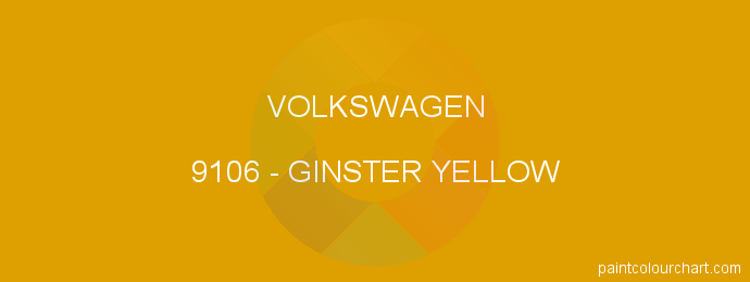 Volkswagen paint 9106 Ginster Yellow