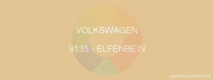 Volkswagen paint 9135 Elfenbein