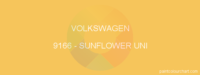 Volkswagen paint 9166 Sunflower Uni