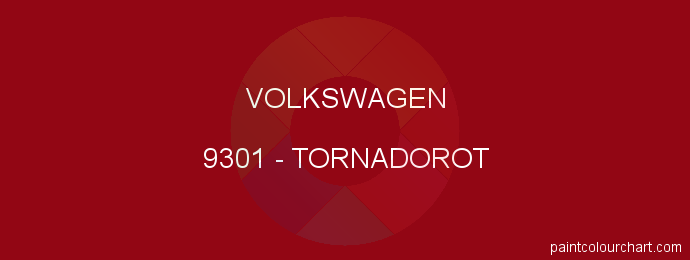 Volkswagen paint 9301 Tornadorot