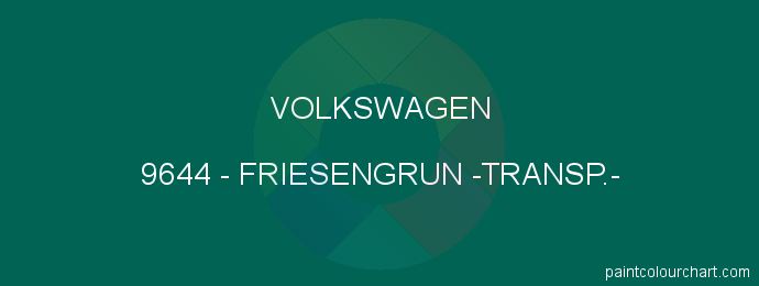 Volkswagen paint 9644 Friesengrun -transp.-