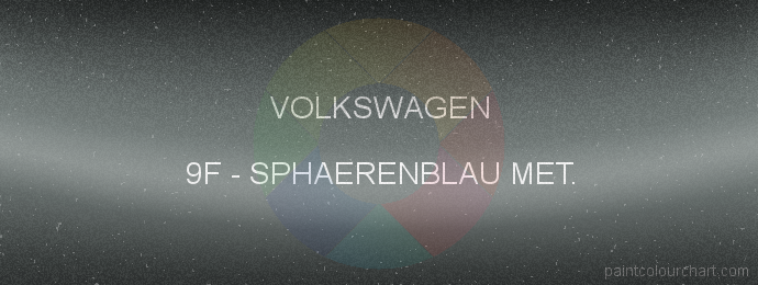 Volkswagen paint 9F Sphaerenblau Met.