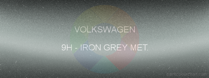 Volkswagen paint 9H Iron Grey Met.