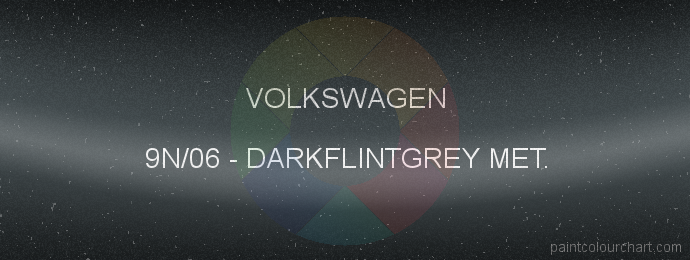 Volkswagen paint 9N/06 Darkflintgrey Met.