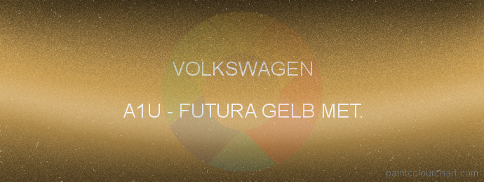 Volkswagen paint A1U Futura Gelb Met.