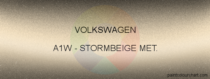Volkswagen paint A1W Stormbeige Met.