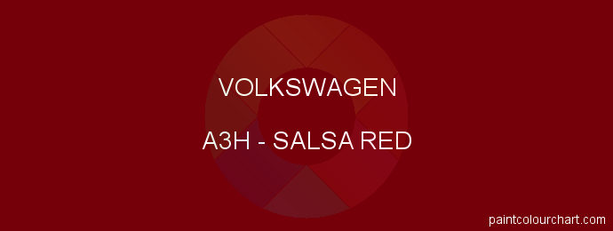 Volkswagen paint A3H Salsa Red