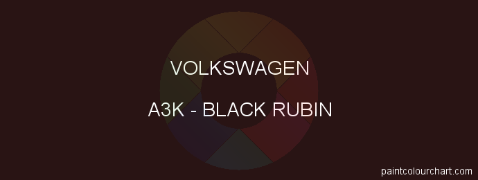 Volkswagen paint A3K Black Rubin