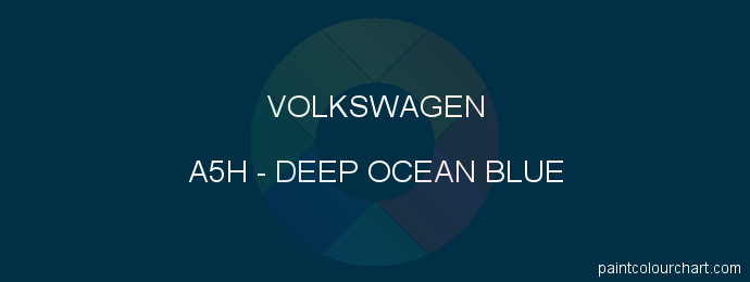 Volkswagen paint A5H Deep Ocean Blue