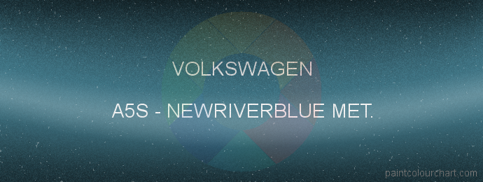 Volkswagen paint A5S Newriverblue Met.
