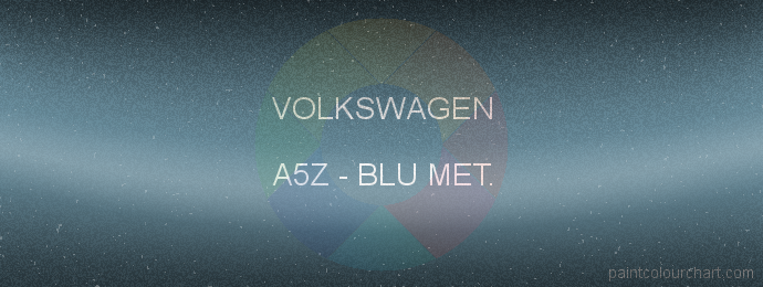 Volkswagen paint A5Z Blu Met.