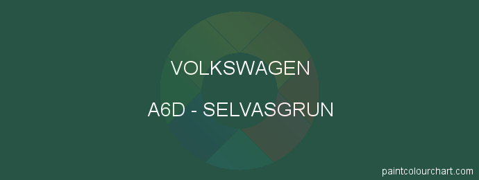 Volkswagen paint A6D Selvasgrun