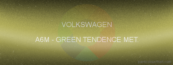 Volkswagen paint A6M Green Tendence Met.