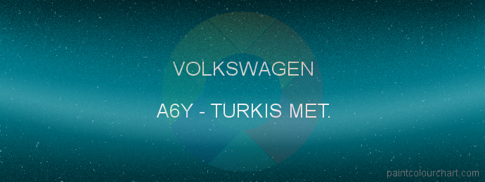 Volkswagen paint A6Y Turkis Met.