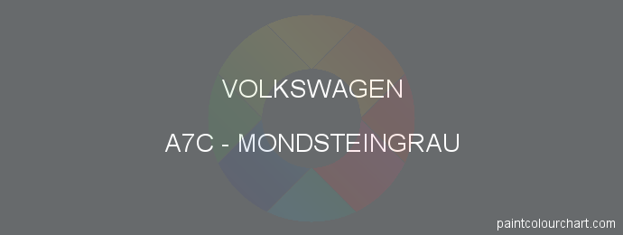 Volkswagen paint A7C Mondsteingrau