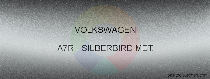 Volkswagen paint A7R Silberbird Met.