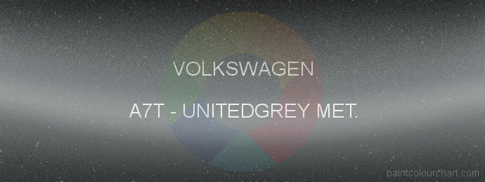 Volkswagen paint A7T Unitedgrey Met.