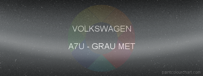 Volkswagen paint A7U Grau Met