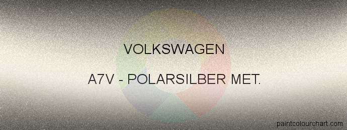 Volkswagen paint A7V Polarsilber Met.