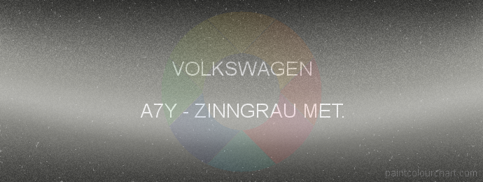 Volkswagen paint A7Y Zinngrau Met.