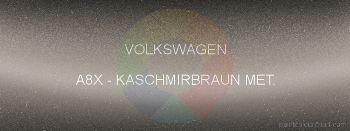 Volkswagen paint A8X Kaschmirbraun Met.