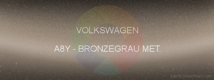 Volkswagen paint A8Y Bronzegrau Met.