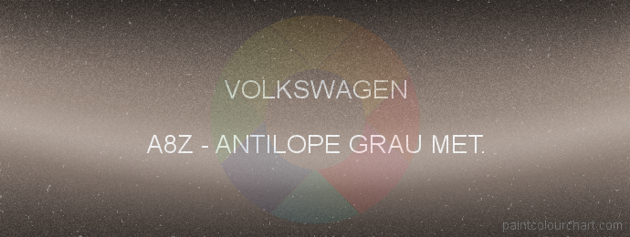 Volkswagen paint A8Z Antilope Grau Met.