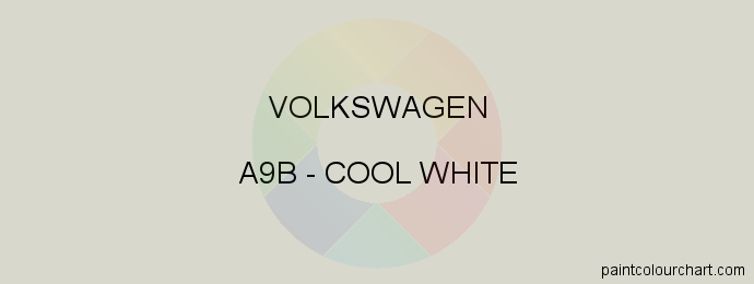 Volkswagen paint A9B Cool White