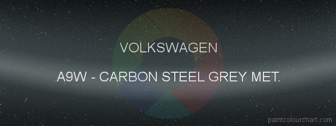 Volkswagen paint A9W Carbon Steel Grey Met.