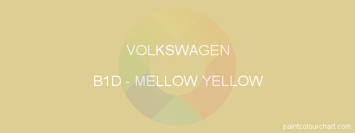 Volkswagen paint B1D Mellow Yellow