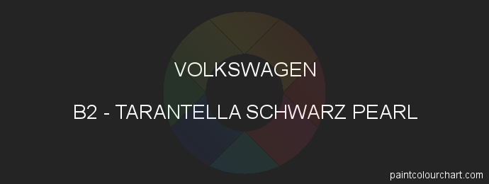 Volkswagen paint B2 Tarantella Schwarz Pearl
