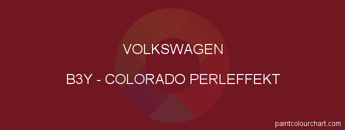 Volkswagen paint B3Y Colorado Perleffekt