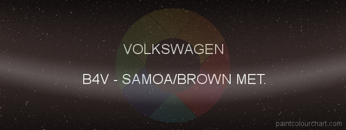 Volkswagen paint B4V Samoa/brown Met.