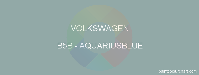 Volkswagen paint B5B Aquariusblue
