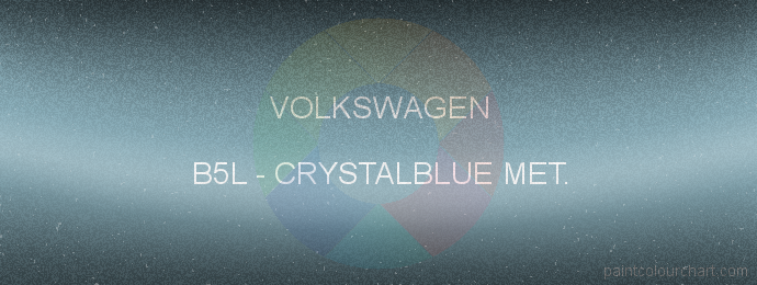 Volkswagen paint B5L Crystalblue Met.