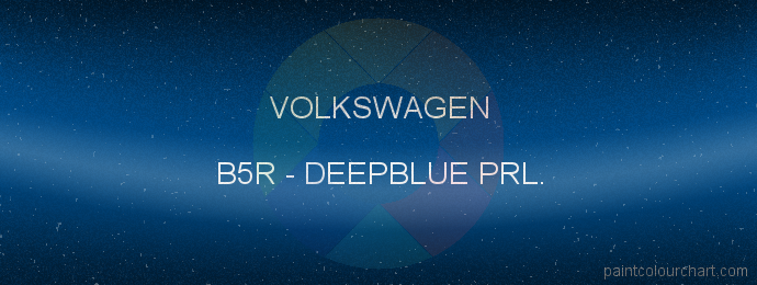 Volkswagen paint B5R Deepblue Prl.