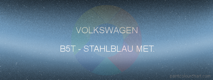 Volkswagen paint B5T Stahlblau Met.