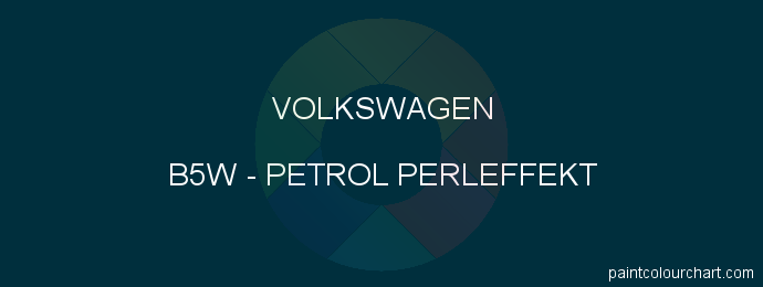 Volkswagen paint B5W Petrol Perleffekt