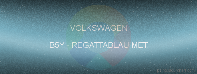 Volkswagen paint B5Y Regattablau Met.