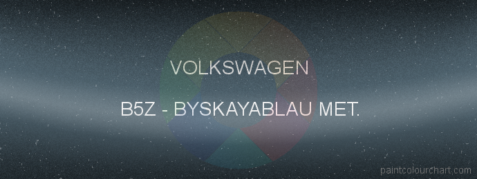 Volkswagen paint B5Z Byskayablau Met.